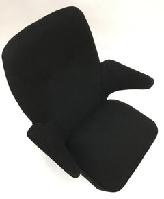 Theo Ruth Black "Penguin" Lounge Chair for Artifort, 1950s