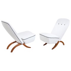 Theo Ruth Congo Lounge Chairs, Netherlands, Mid-20th Century