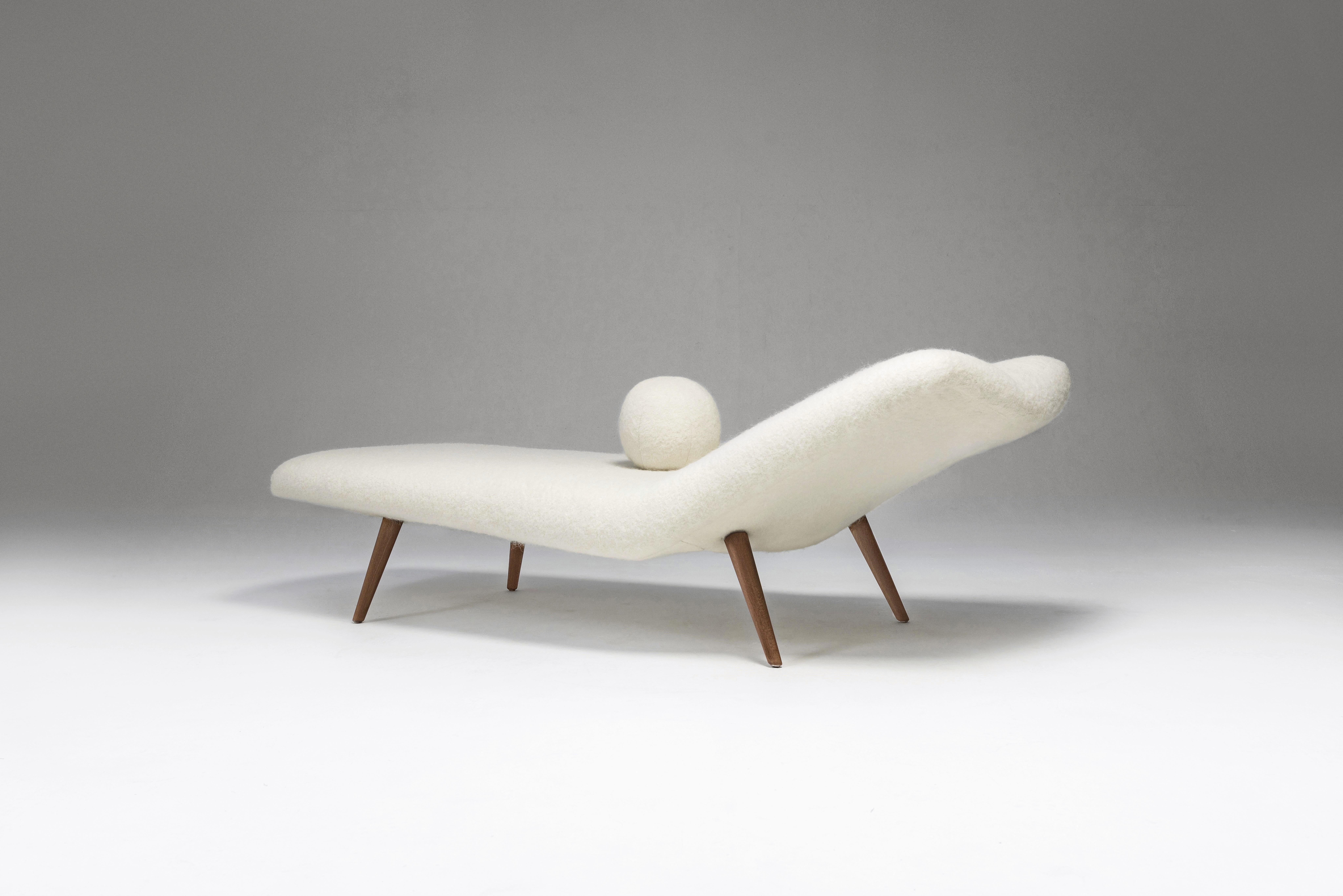 Theo Ruth Daybed for Artifort, the Netherlands, 1950s In Good Condition For Sale In ŁÓDŹ, PL