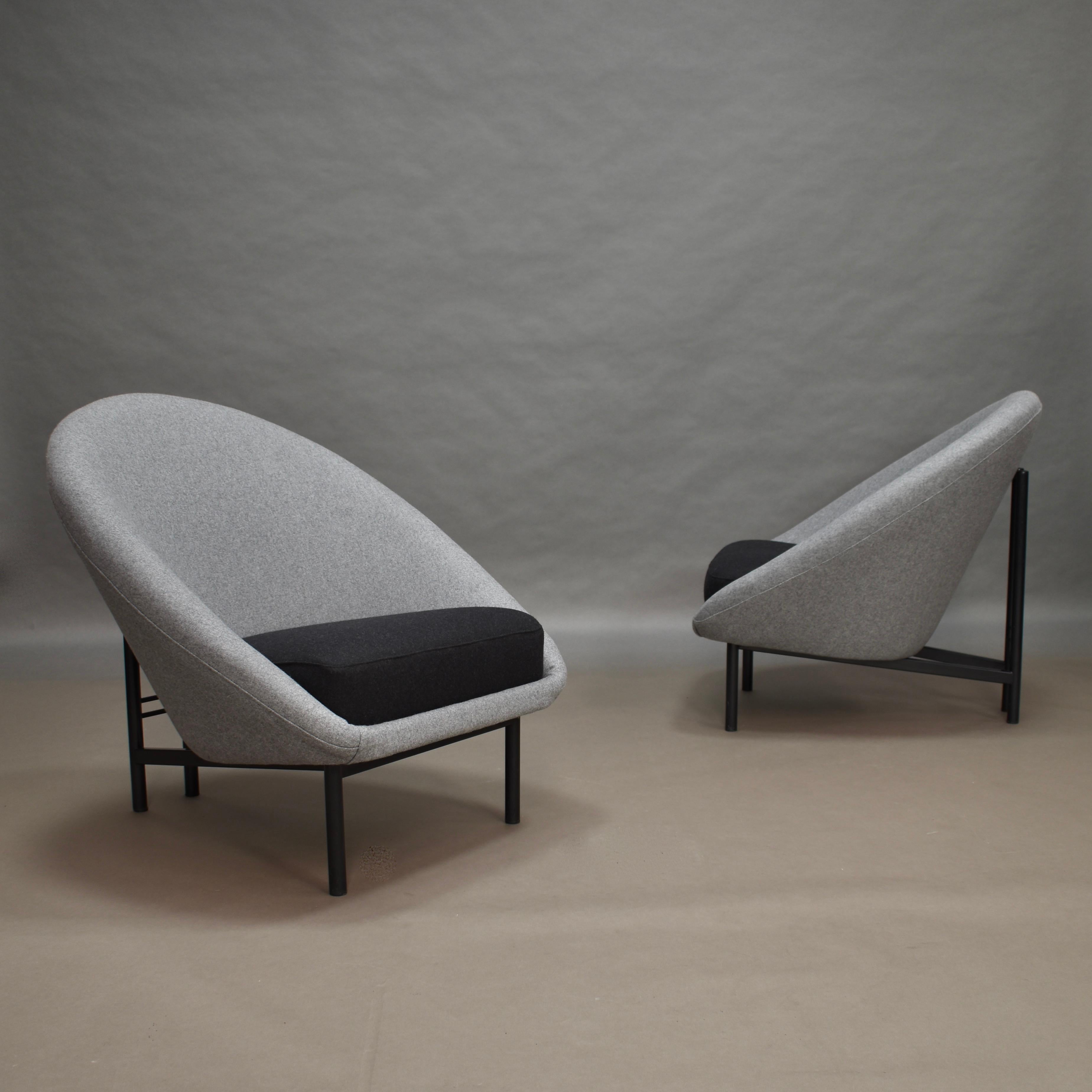 Metal Theo Ruth F115 Armchairs by Artifort, Netherlands, 1958