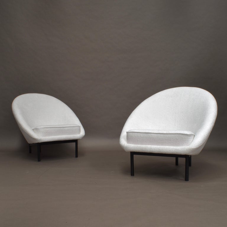 Theo Ruth f518 Armchair for Artifort New Upholstery, Netherlands, 1958 For Sale 10