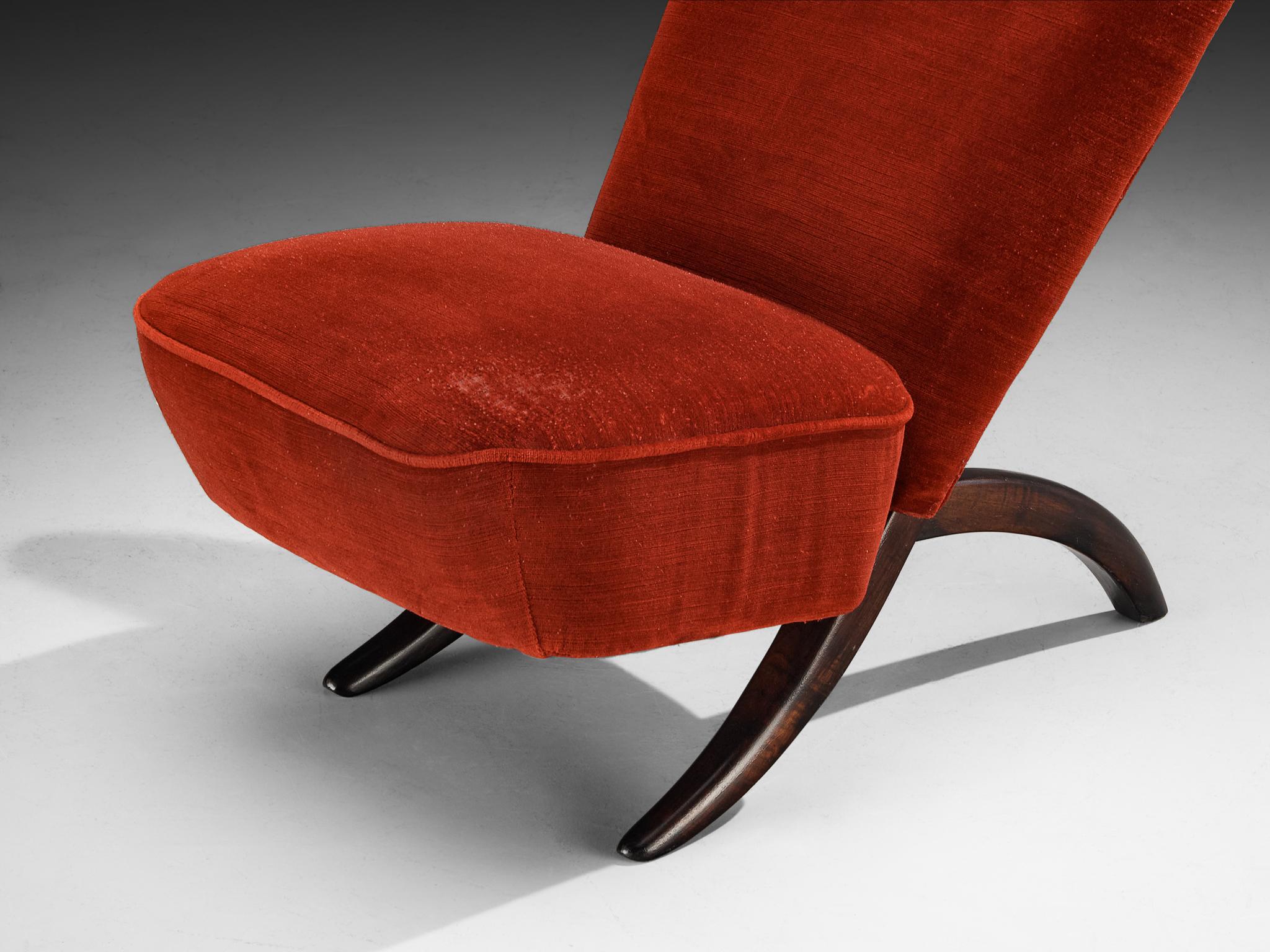 Mid-Century moderno Sedia da salotto 'Congo' di Theo Ruth per Artifort in vendita