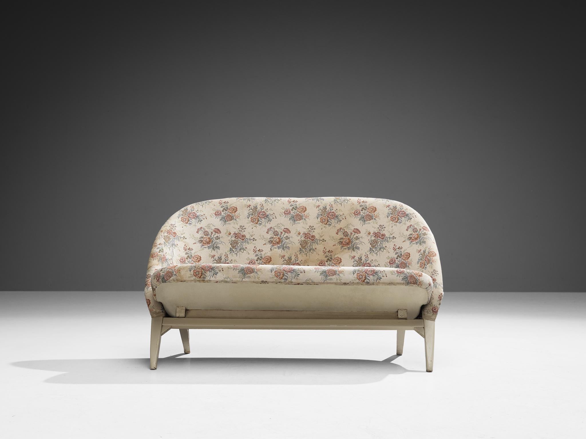 Dutch Theo Ruth for Artifort Congo Sofa in Floral Upholstery For Sale