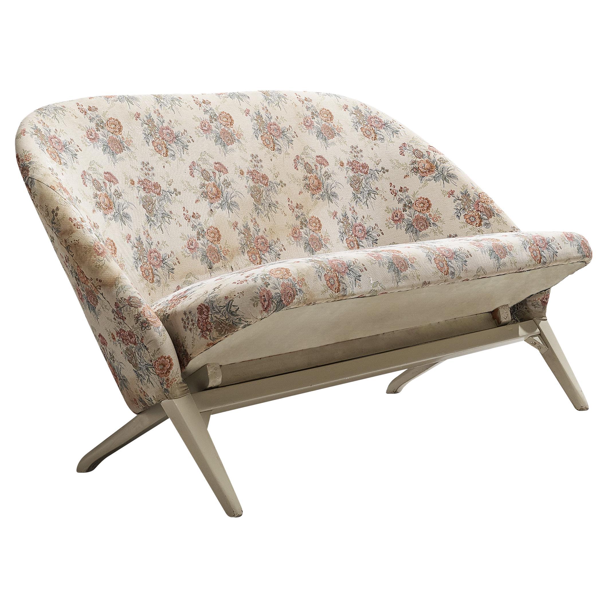 Theo Ruth for Artifort Congo Sofa in Floral Upholstery For Sale