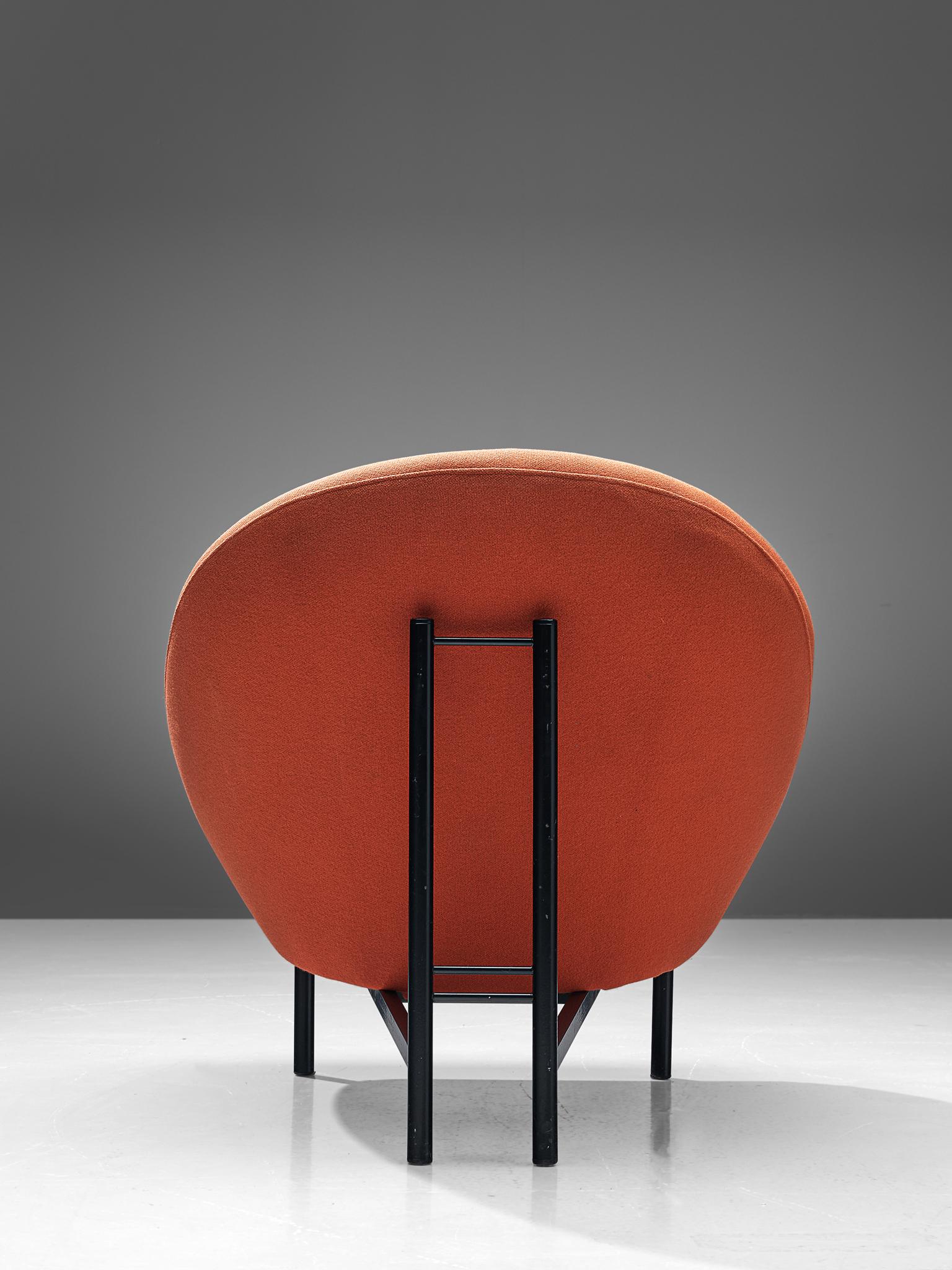 Theo Ruth pour Artifort fauteuil de salon orange Bon état à Waalwijk, NL