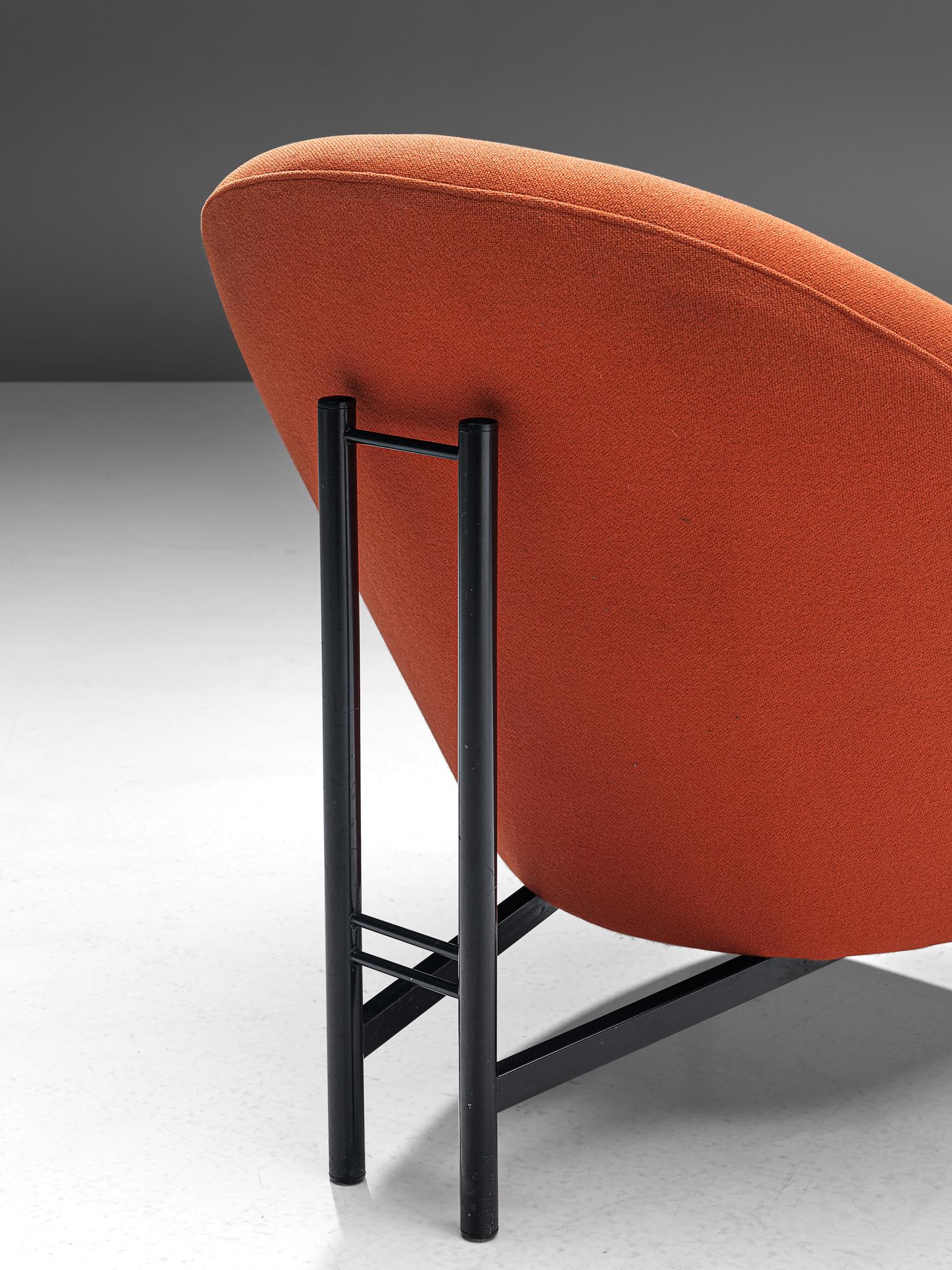 Theo Ruth pour Artifort fauteuil de salon orange 1