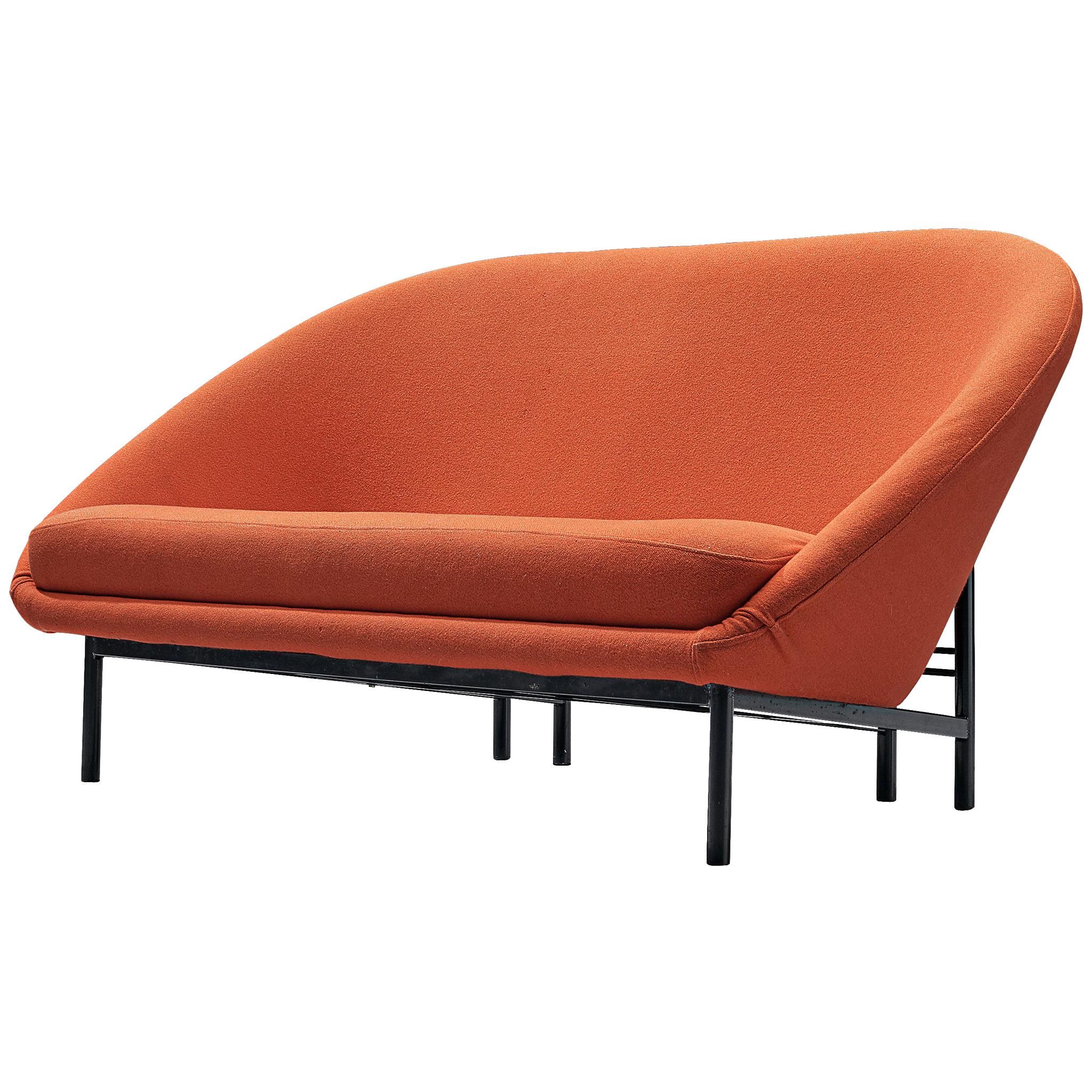 Theo Ruth for Artifort Orange Sofa
