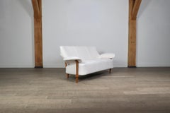 Theo Ruth for Artifort Sofa 109 in bouclé and oak, 1950s