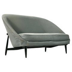 Theo Ruth for Artifort Sofa Model '115' in Blue Upholstery