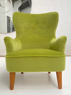 Theo Ruth Lounge Chair Artifort 1950's NEW Mohair Velvet Wool Fabric