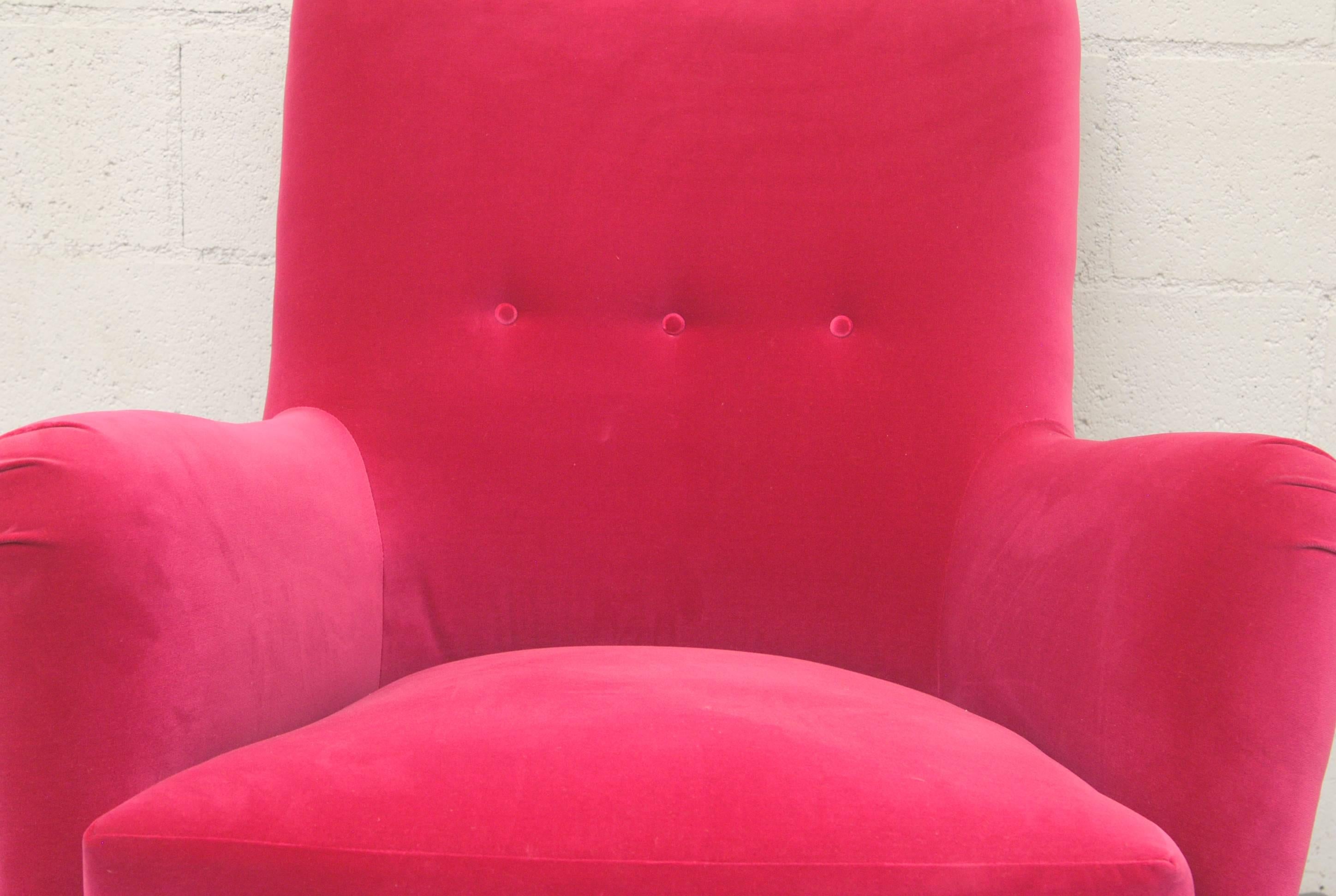Velvet Theo Ruth Lounge Chair for Artifort