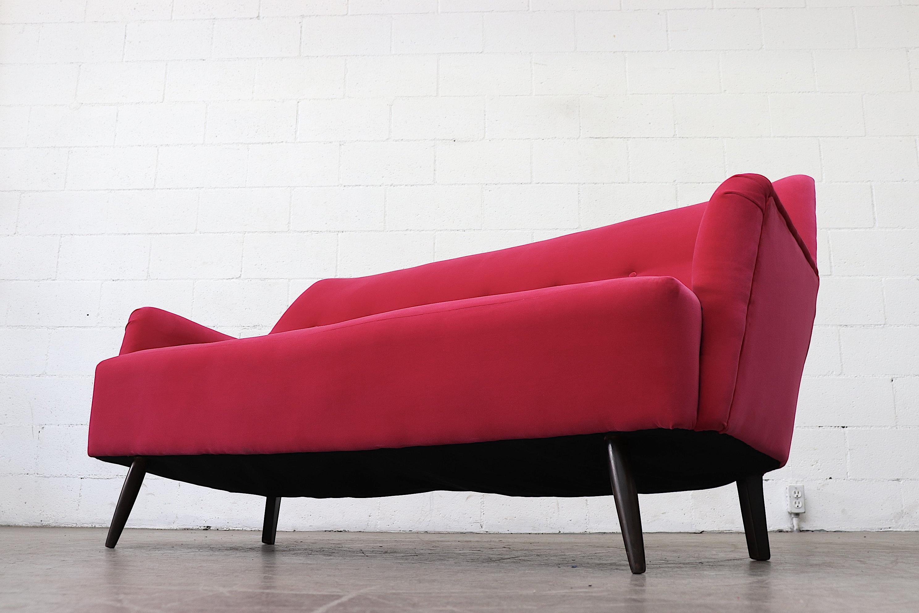 Mid-20th Century Theo Ruth Loveseat by Artifort