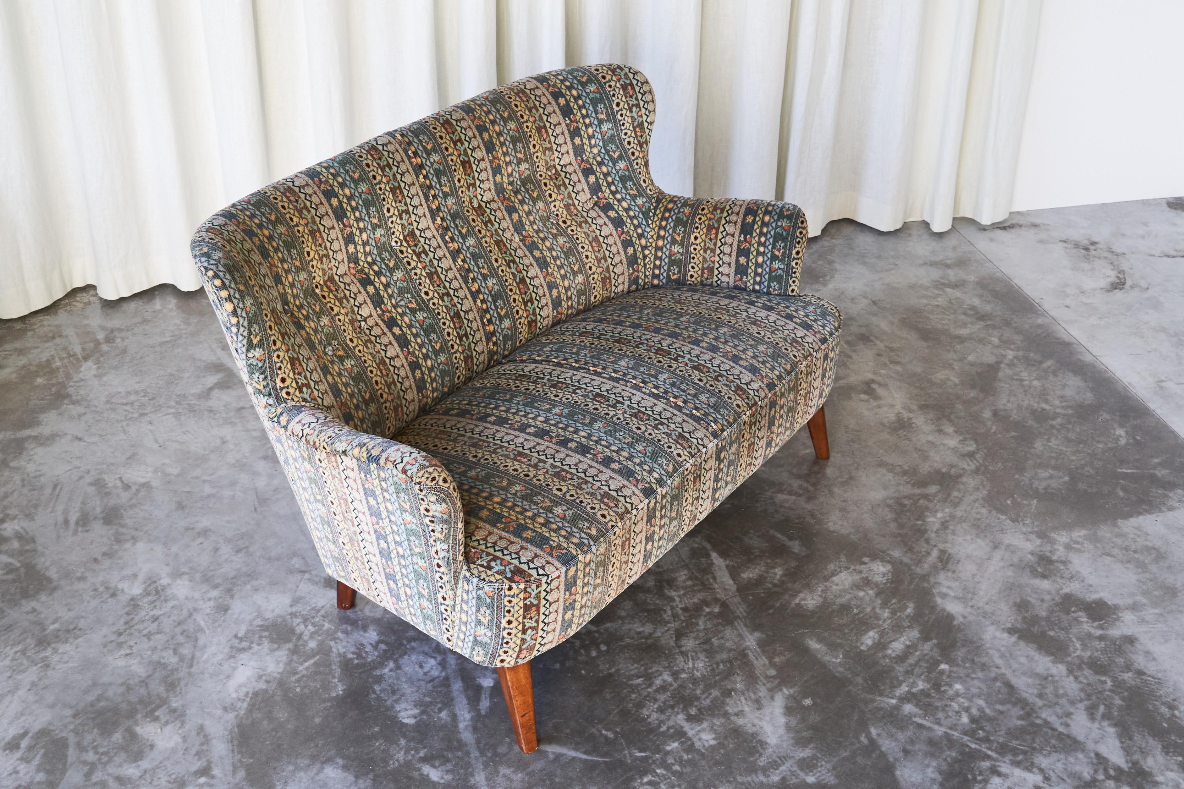 Hand-Crafted Theo Ruth Mid Century Sofa for Artifort 1956 For Sale