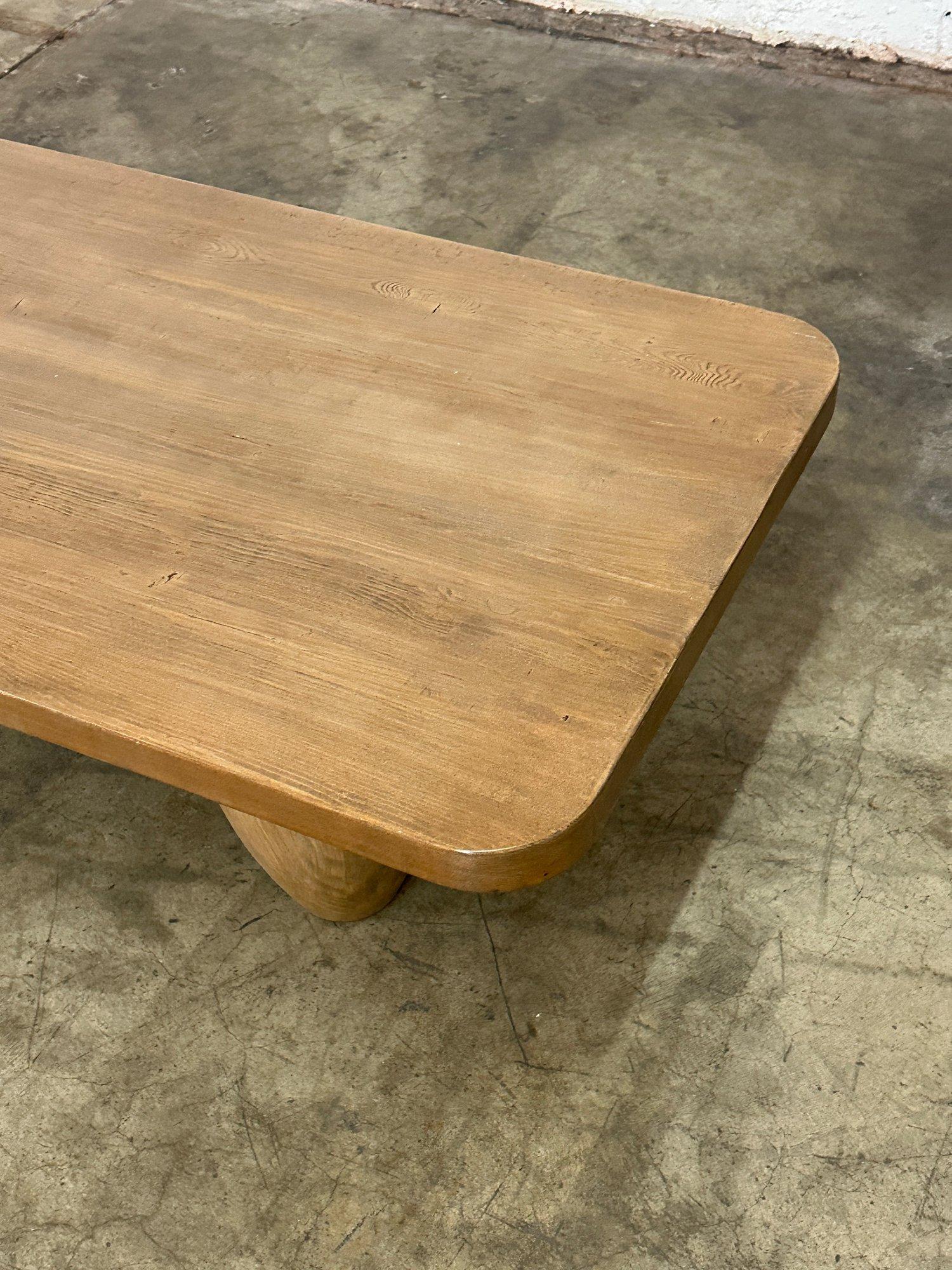 Theo Table in reclaimed Pine For Sale 11