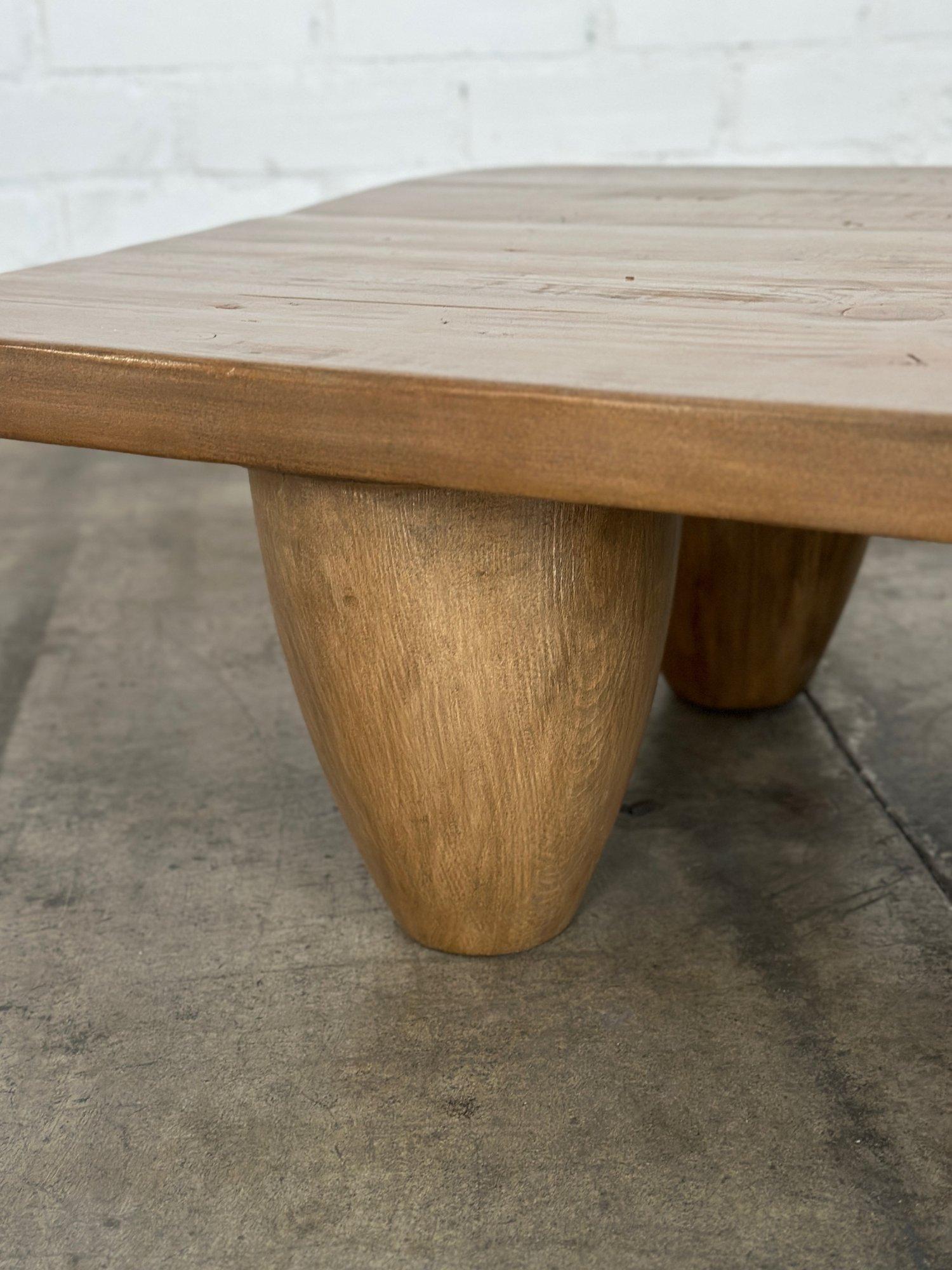 Contemporary Theo Table in reclaimed Pine For Sale