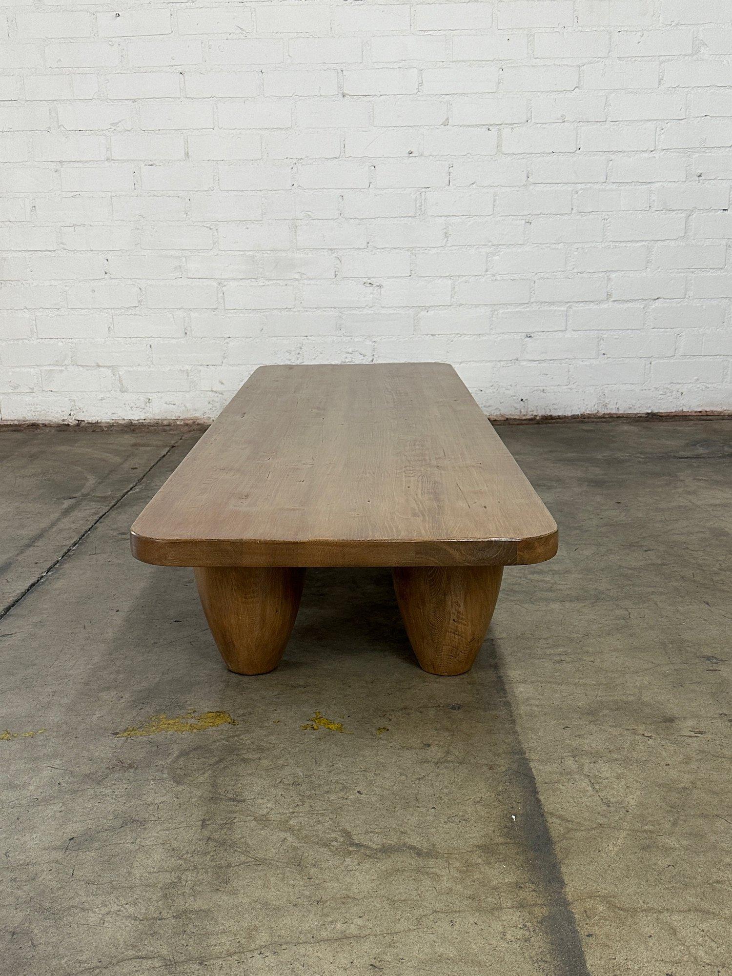 Theo Table in reclaimed Pine For Sale 1