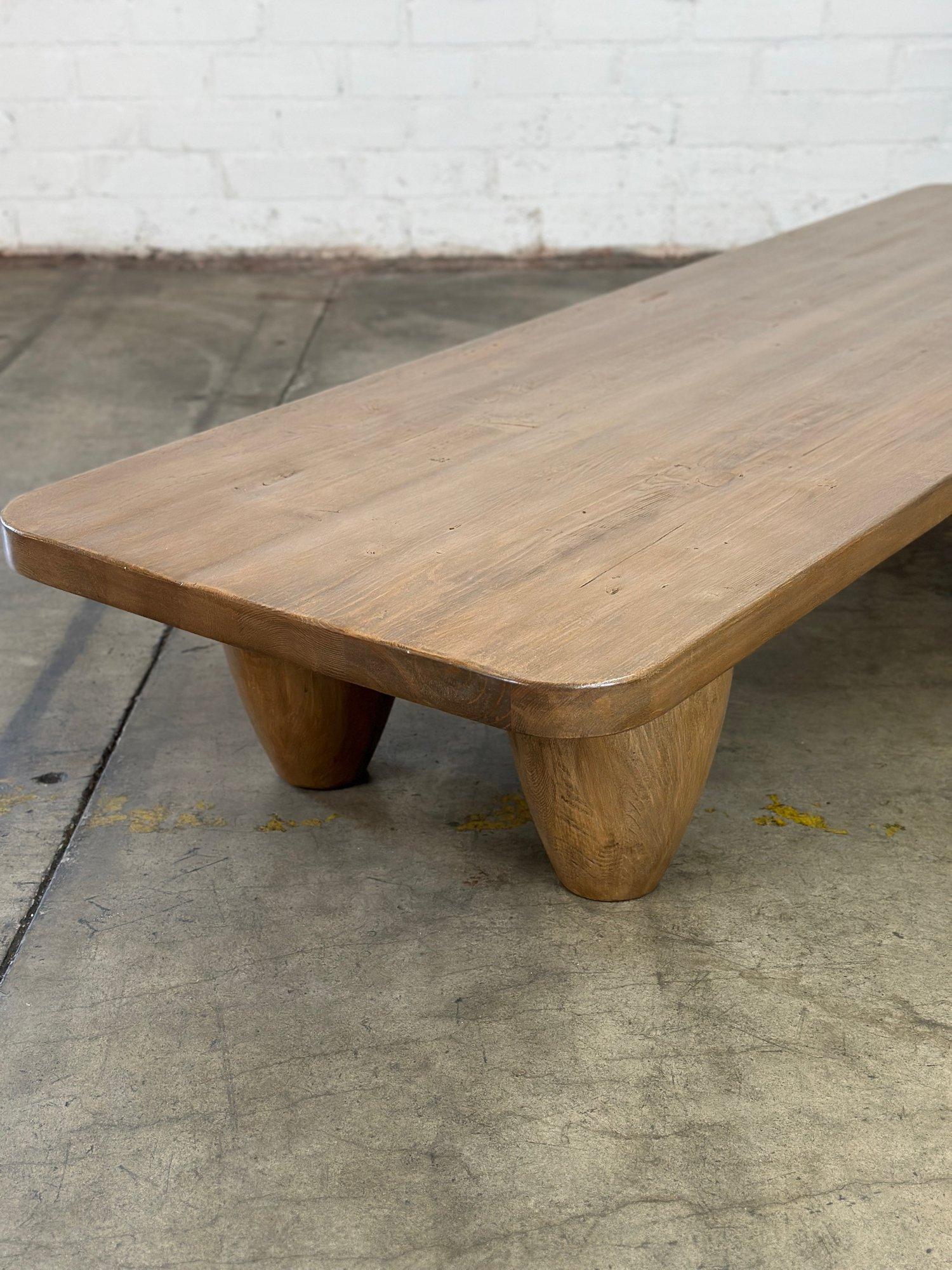 Theo Table in reclaimed Pine For Sale 2