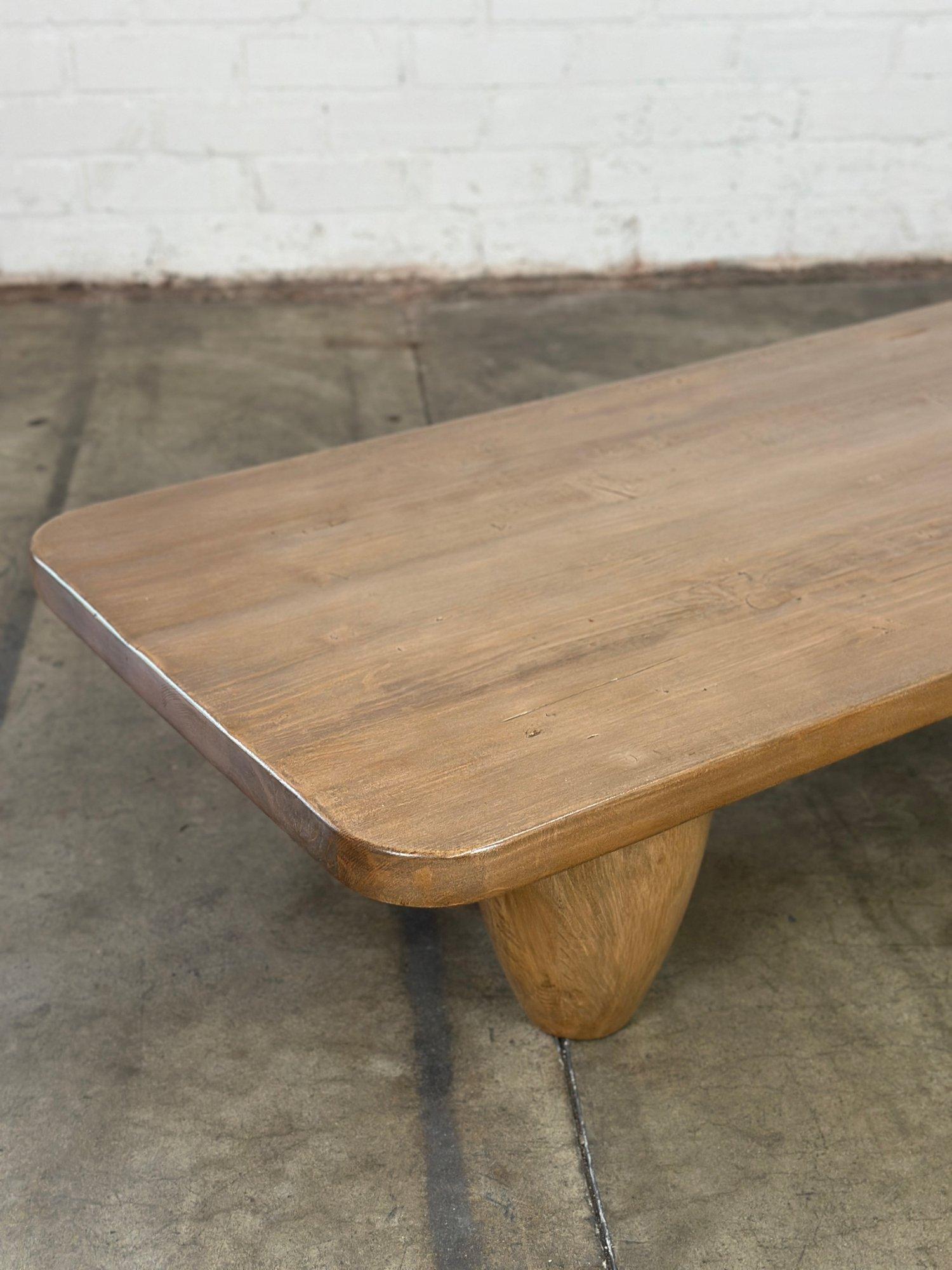 Theo Table in reclaimed Pine For Sale 3