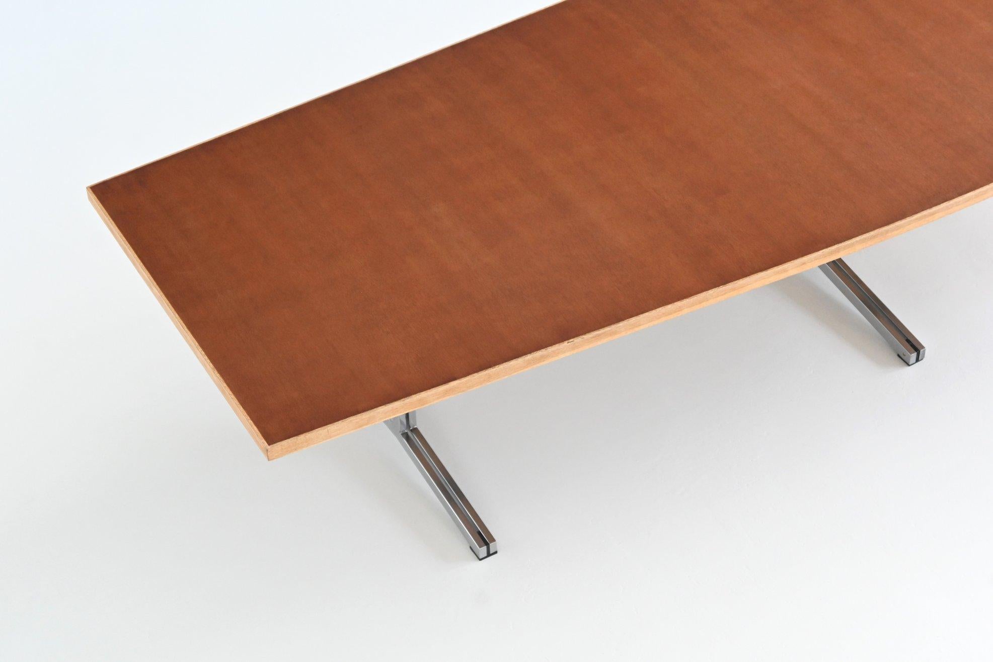 Theo Tempelman large dining table AP Originals The Netherlands 1960 3