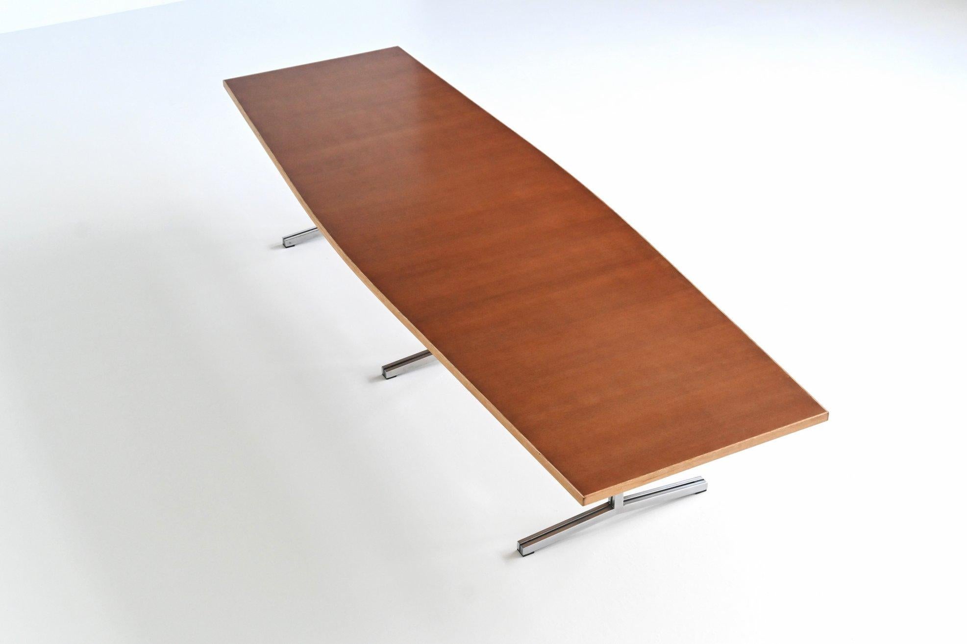 Theo Tempelman large dining table AP Originals The Netherlands 1960 12