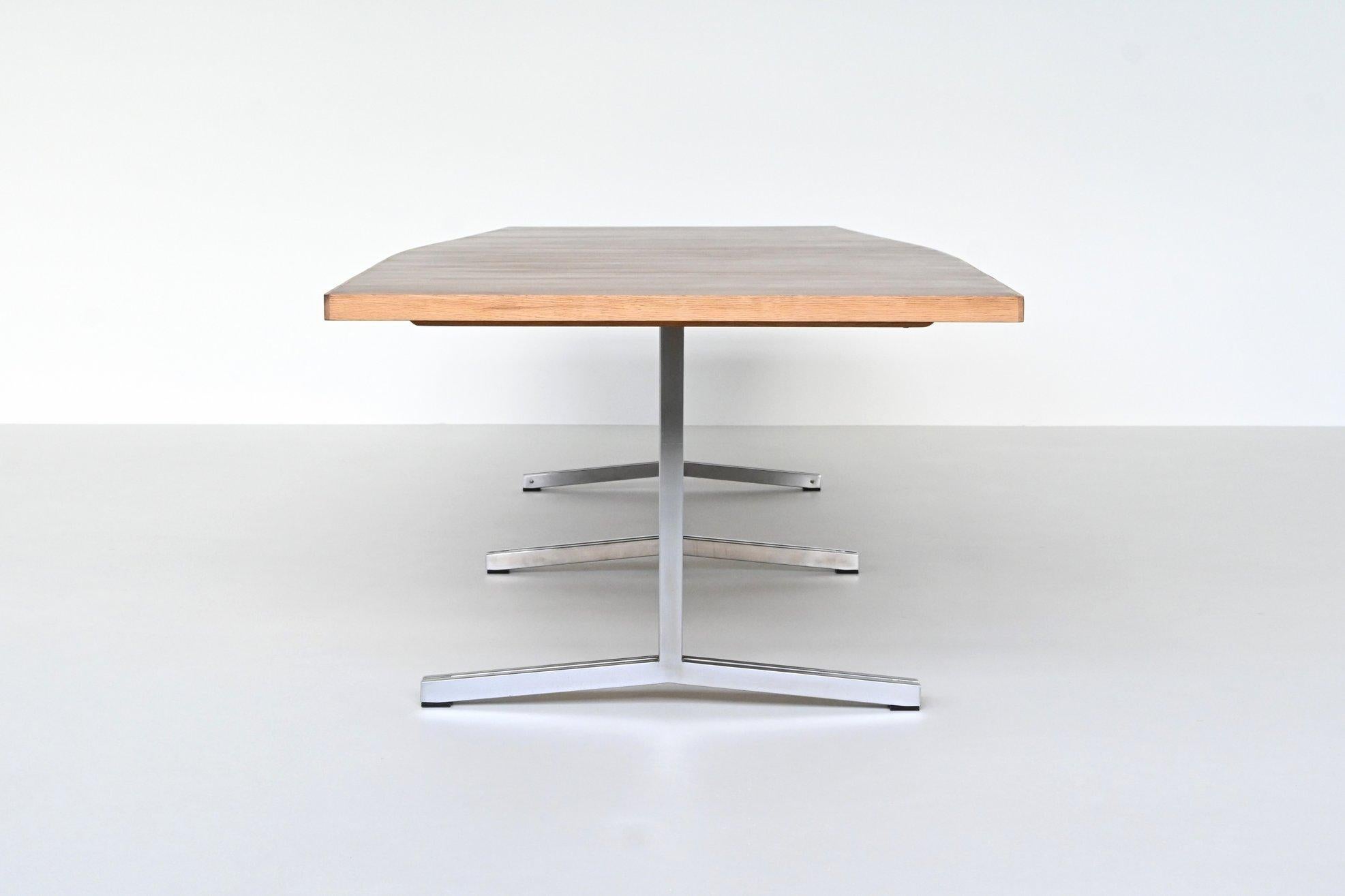 Theo Tempelman large dining table AP Originals The Netherlands 1960 1