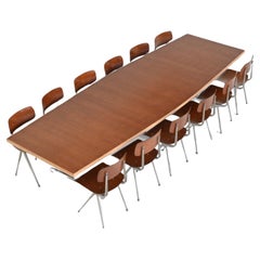 Theo Tempelman large dining table AP Originals The Netherlands 1960