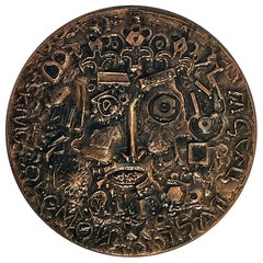 Theo Tobiasse : "King Salomon" 200 ex. patinated bronze medal 1976