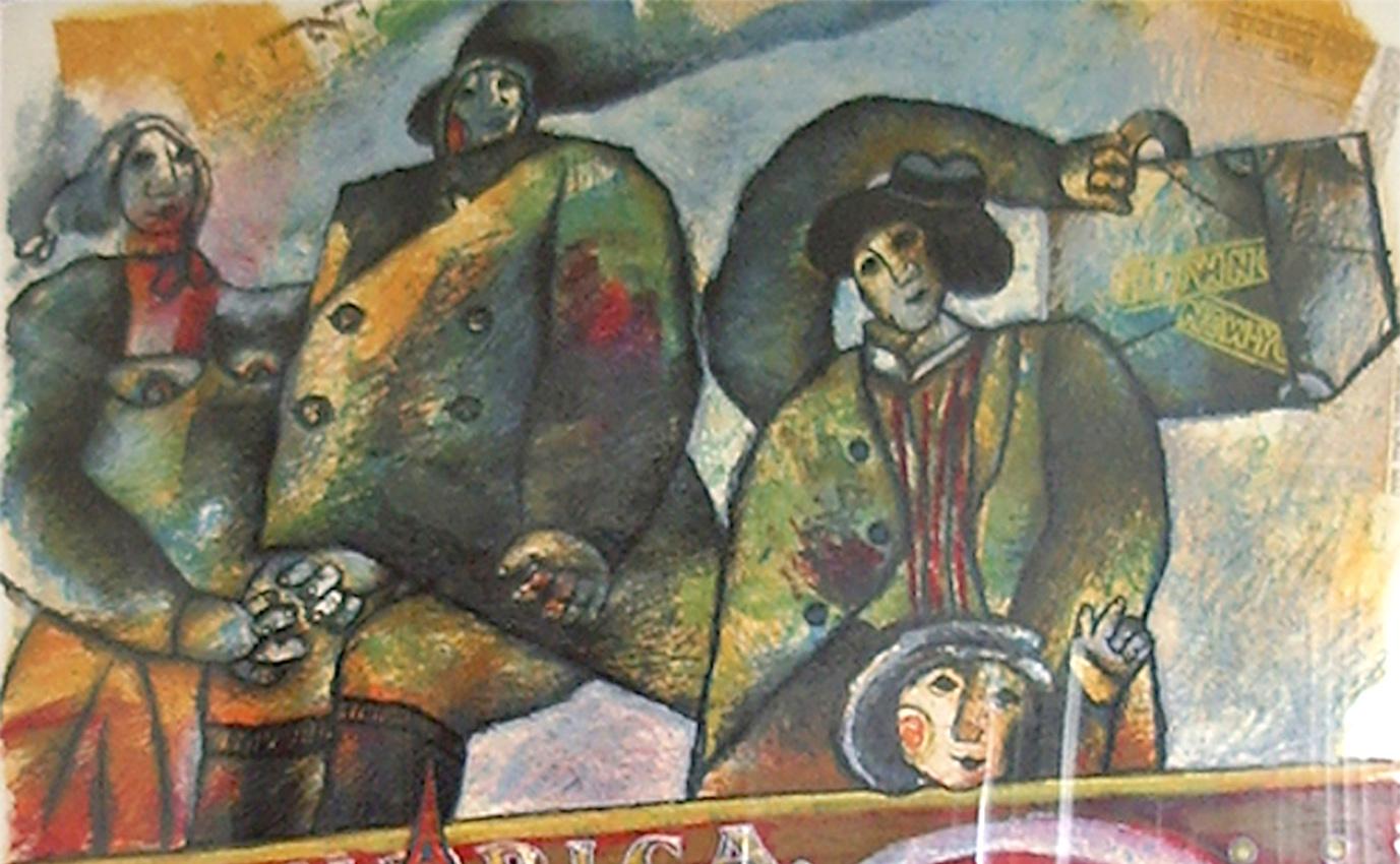 États-Unis - Painting de Théo Tobiasse