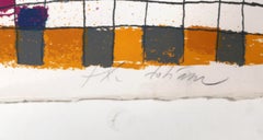 Ces sont ils ces Rivages, lithographie d'art psychédélique de Theo Tobiasse