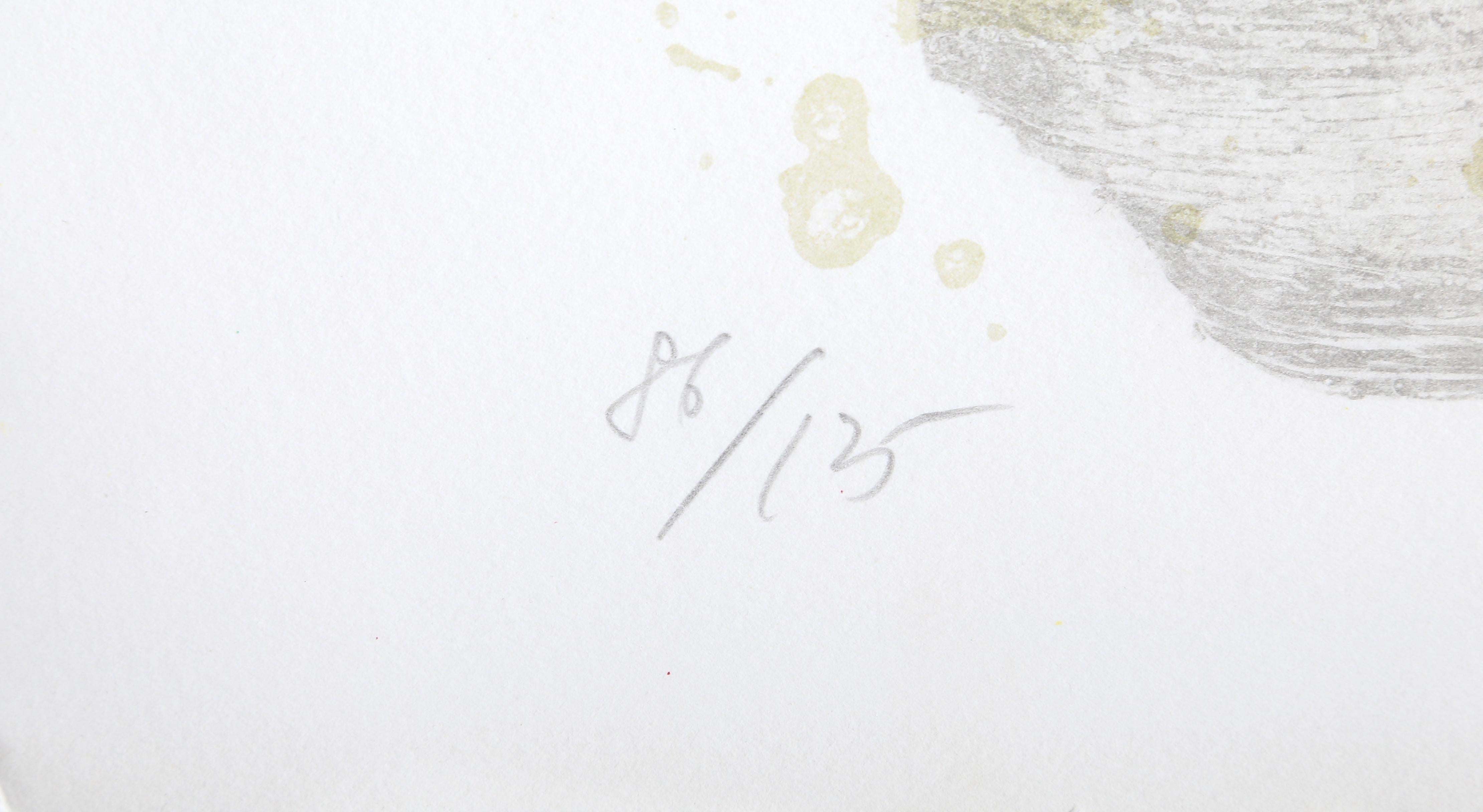 Künstler:  Theo Tobiasse, Franzose (1927 - 2012)
Titel:  Rachel
Jahr:  1984
Medium:  Lithographie, mit Bleistift signiert und nummeriert
Auflage:  86/125
Bild: 38 x 26 Zoll
Größe:  42 x 28.5 in. (106.68 x 72.39 cm)
Rahmengröße:  46,5 x 33,5 Zoll