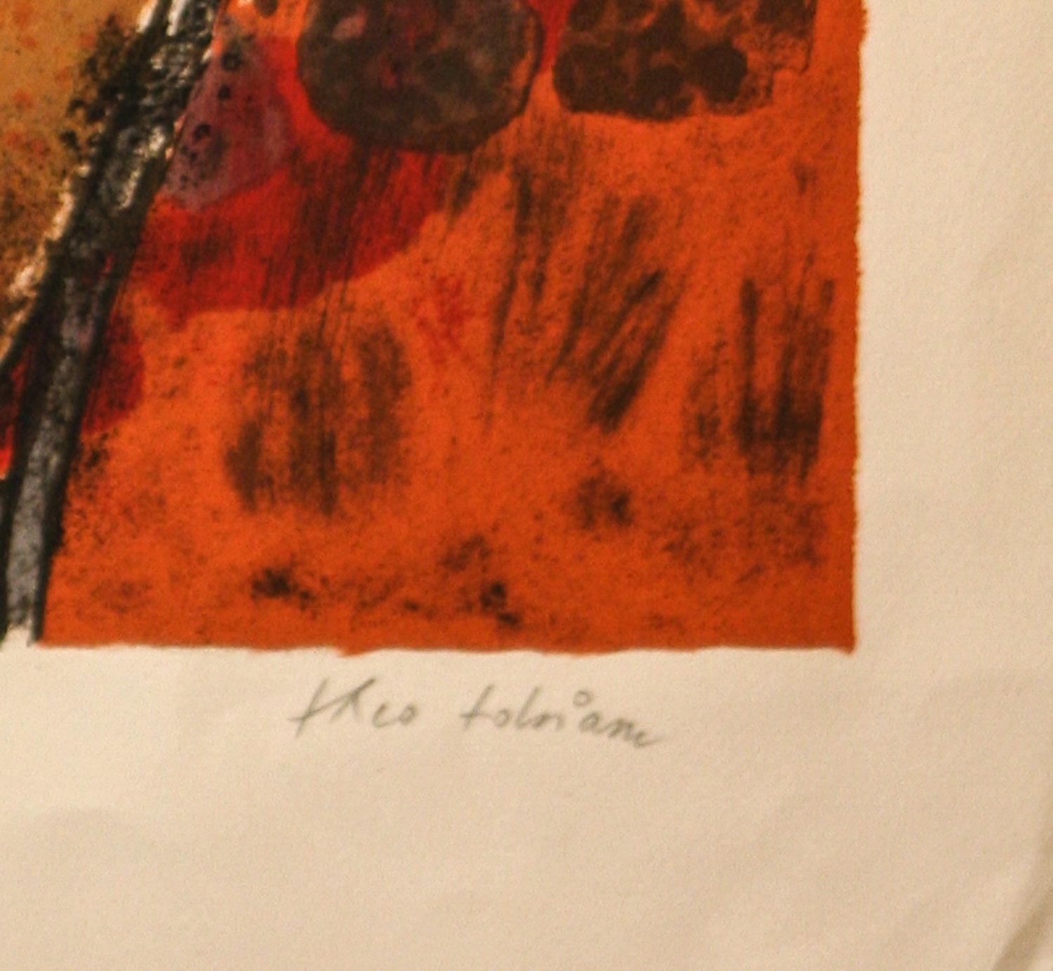 « Siècle »  Lithographie d'origine signée par Theo Tobiasse, épreuve d'artiste  en vente 1