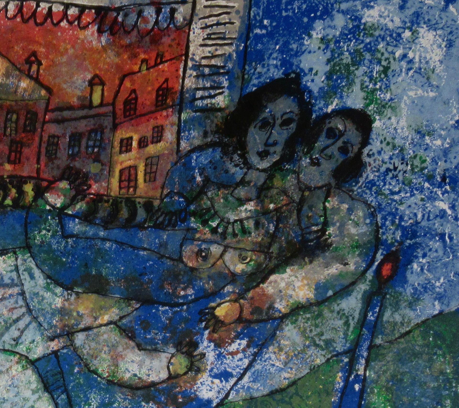 The Songs of Songs of King Salomons - Expressionist Print by Théo Tobiasse