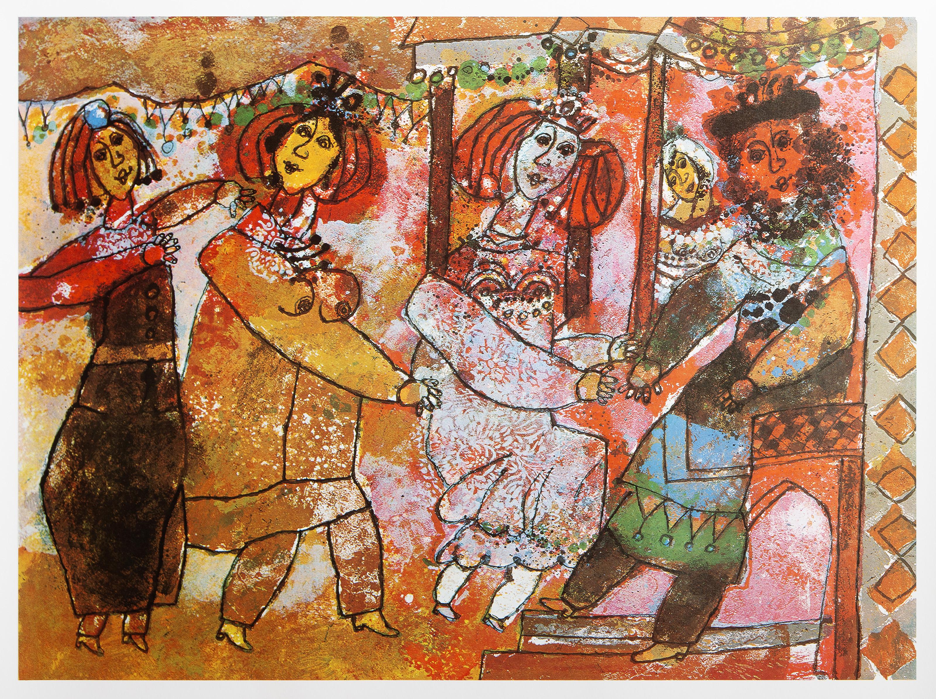The Wedding, Surrealist Poster after Theo Tobiasse