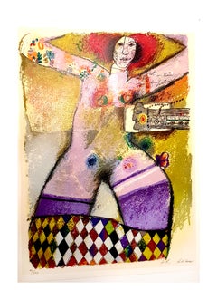 Théo Tobiasse - A train - Original Lithograph