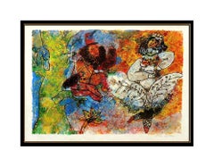 Theo Tobiasse - Lithographie couleur - Œuvre d'art signée à la main Un Hommage à HC Andersen Art
