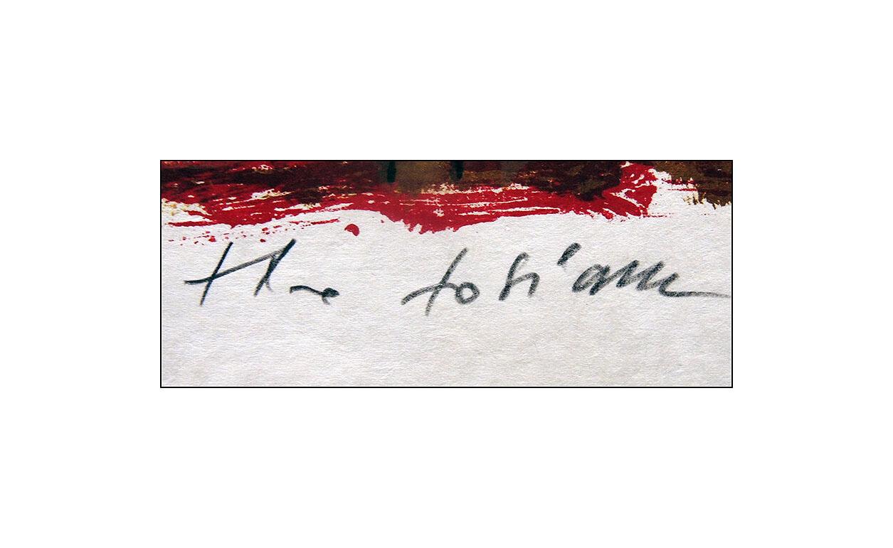 Theo Tobiasse Farblithographie, handsigniert, seltenes Kunstwerk von Hans Christian Andersen (Kubismus), Print, von Théo Tobiasse