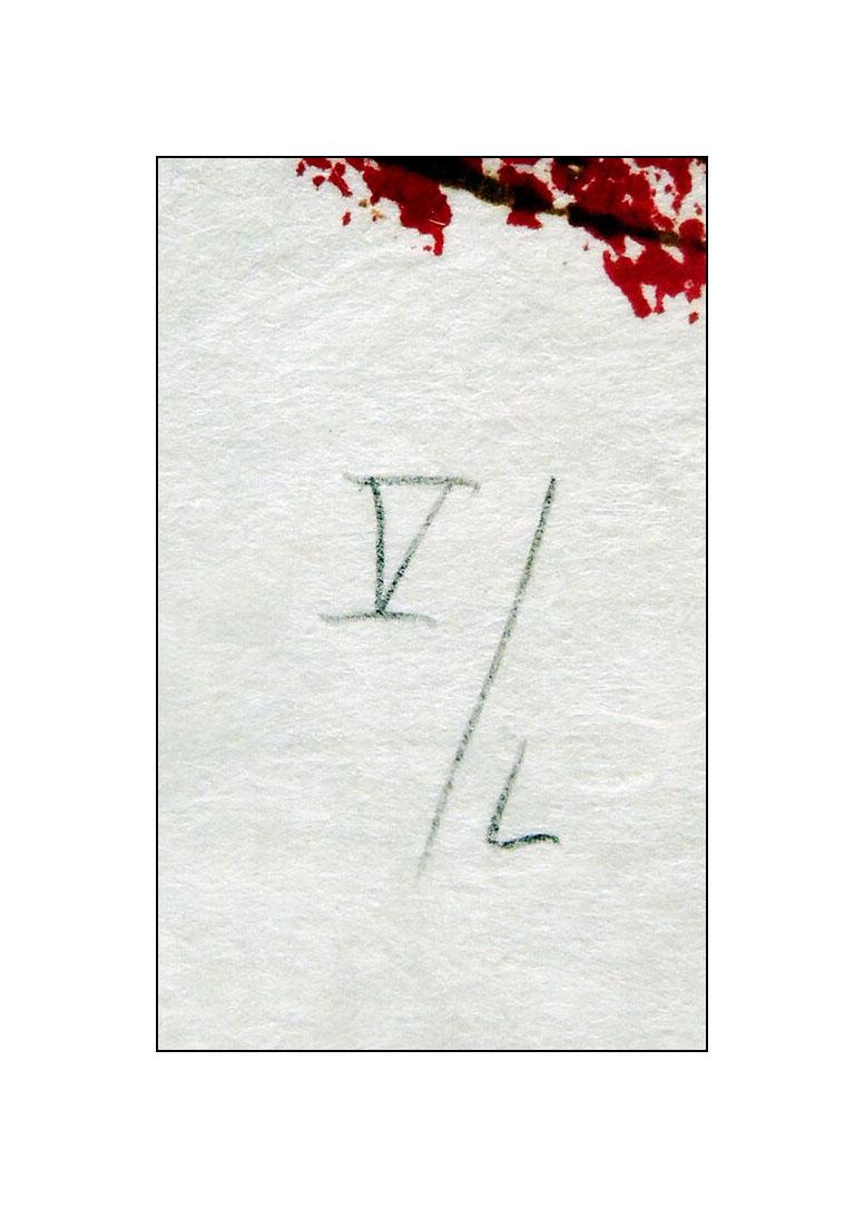 Theo Tobiasse Farblithographie, handsigniert, seltenes Kunstwerk von Hans Christian Andersen (Beige), Abstract Print, von Théo Tobiasse