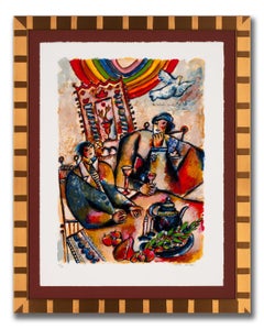 Théo Tobiasse "Les Siècles Coulent Entre Nos Rêves" Signed Color Lithograph