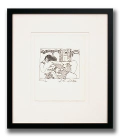 Théo Tobiasse Signed Artist's Proof from "Aux Franges de l'Éveil" Suite