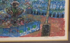 Theo Tobiasse "Woman" Original Color Lithograph Signed / Numbered c.1960s
