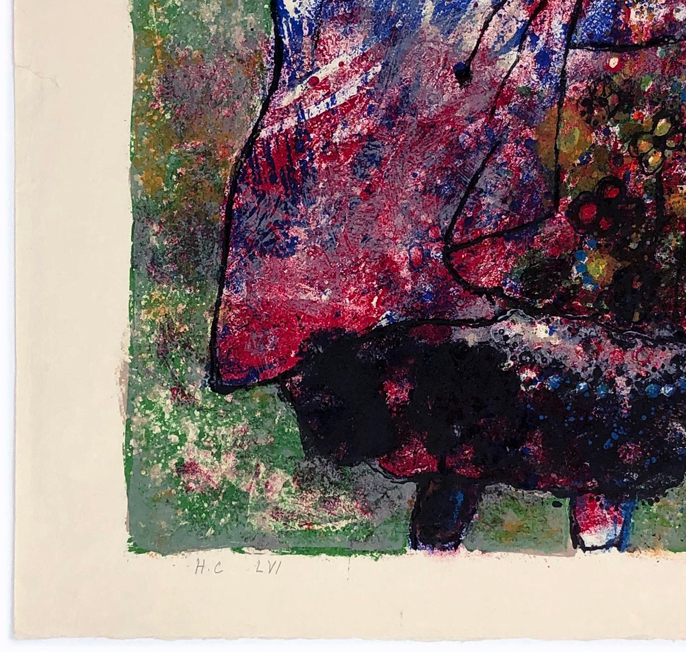 Untitled, from The Song of Songs of King Solomon (hand signed lithograph) - Print by Théo Tobiasse