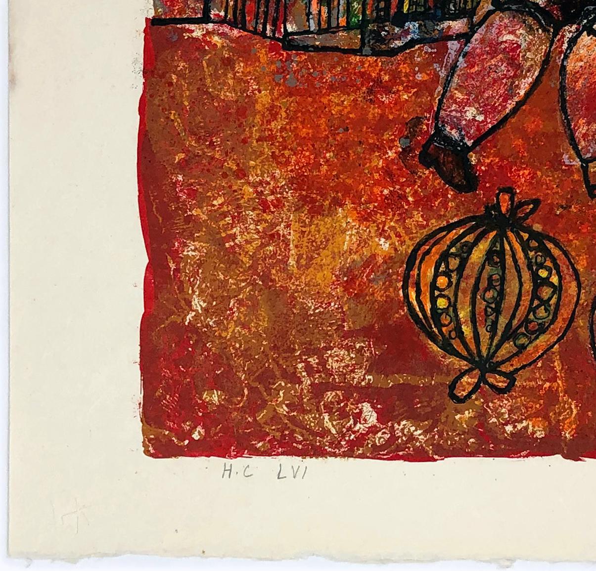 Untitled, from The Song of Songs of King Solomon (hand signed lithograph) - Print by Théo Tobiasse