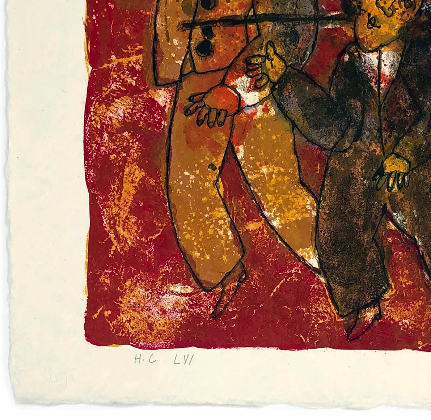 Untitled, from The Song of Songs of King Solomon (hand signed lithograph) - Print by Théo Tobiasse