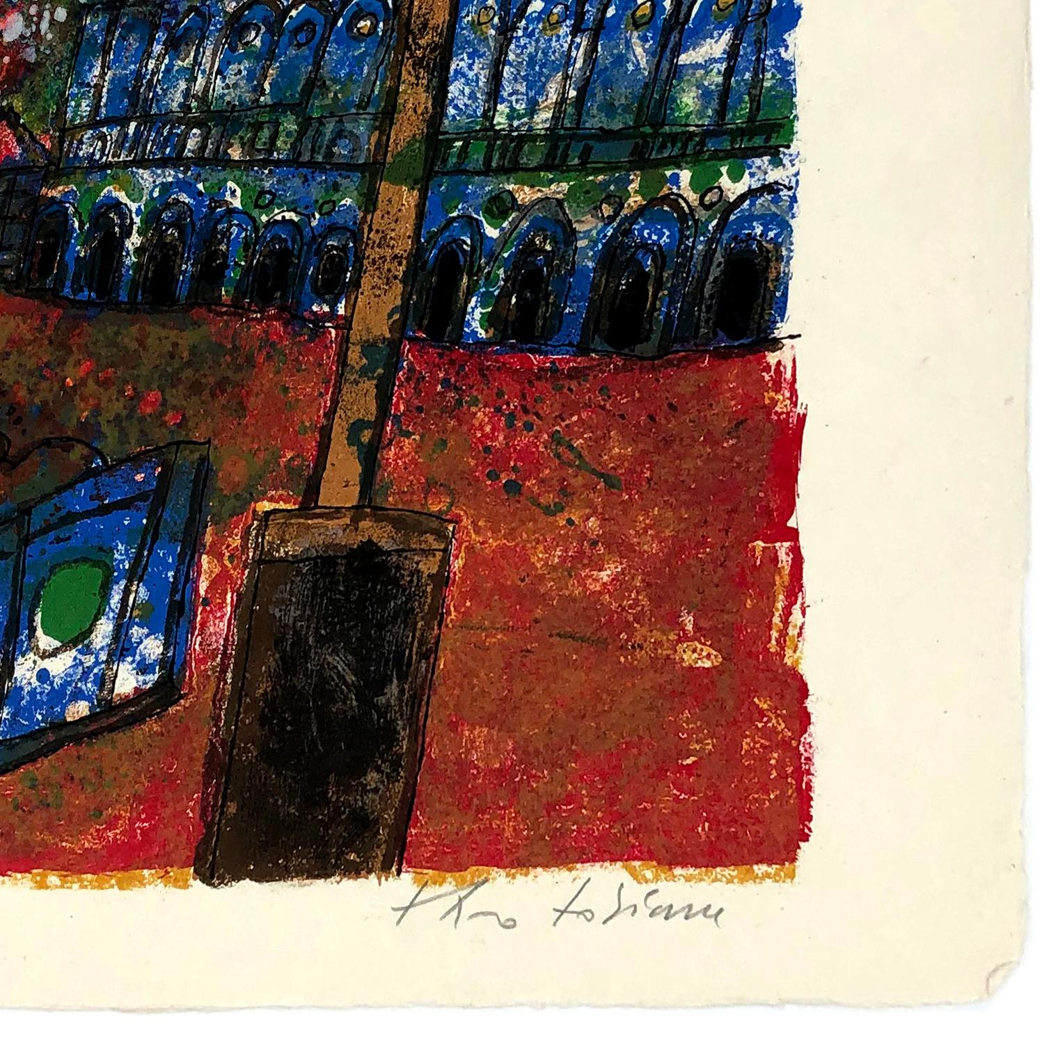 Untitled, from The Song of Songs of King Solomon (hand signed lithograph) - Contemporary Print by Théo Tobiasse