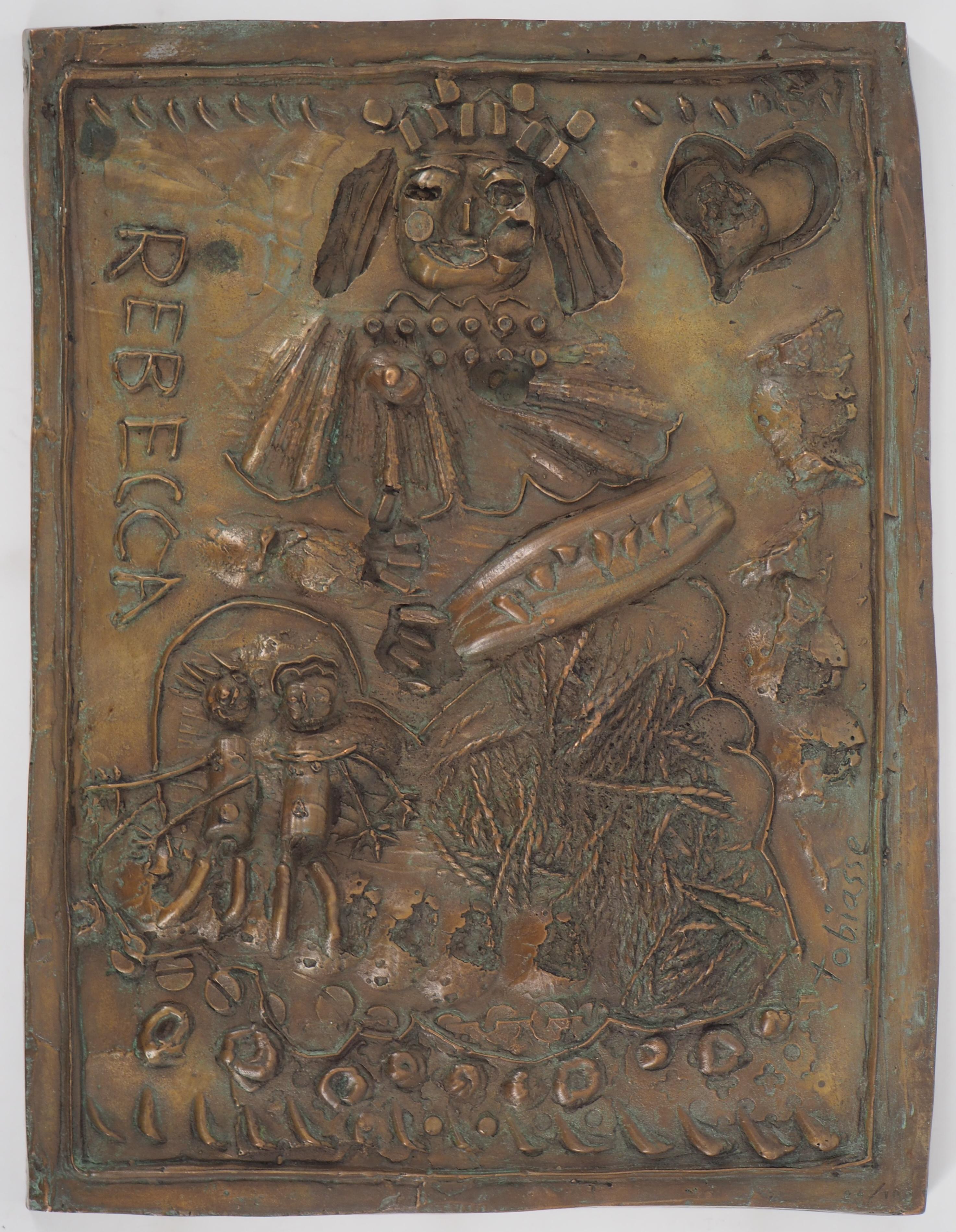 Théo Tobiasse Figurative Sculpture - Biblical Matriarch : Rebecca - Original Bronze Sculpture, Signed /100