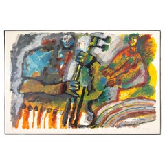 Theo Tobiasse - Serenade pour une Muse, c. 1990 Signed Contemporary Lithograph 1