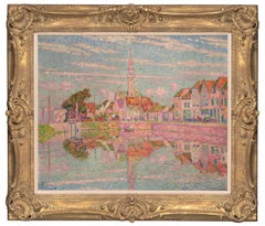 Antique Soleil couchant à Veere, 1906