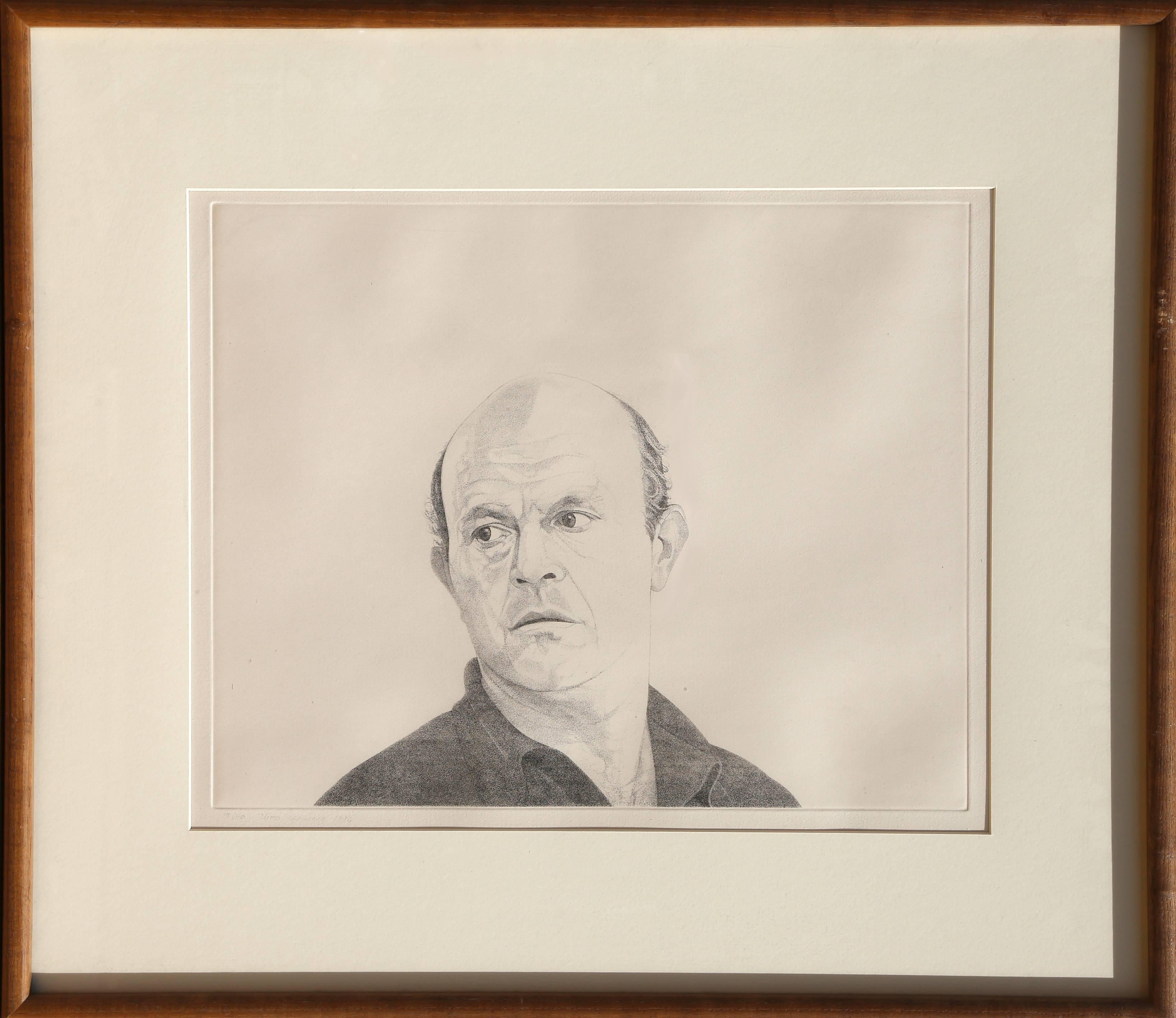 Jim Dine from the Mentors Series, Etching by Theo Wujcik