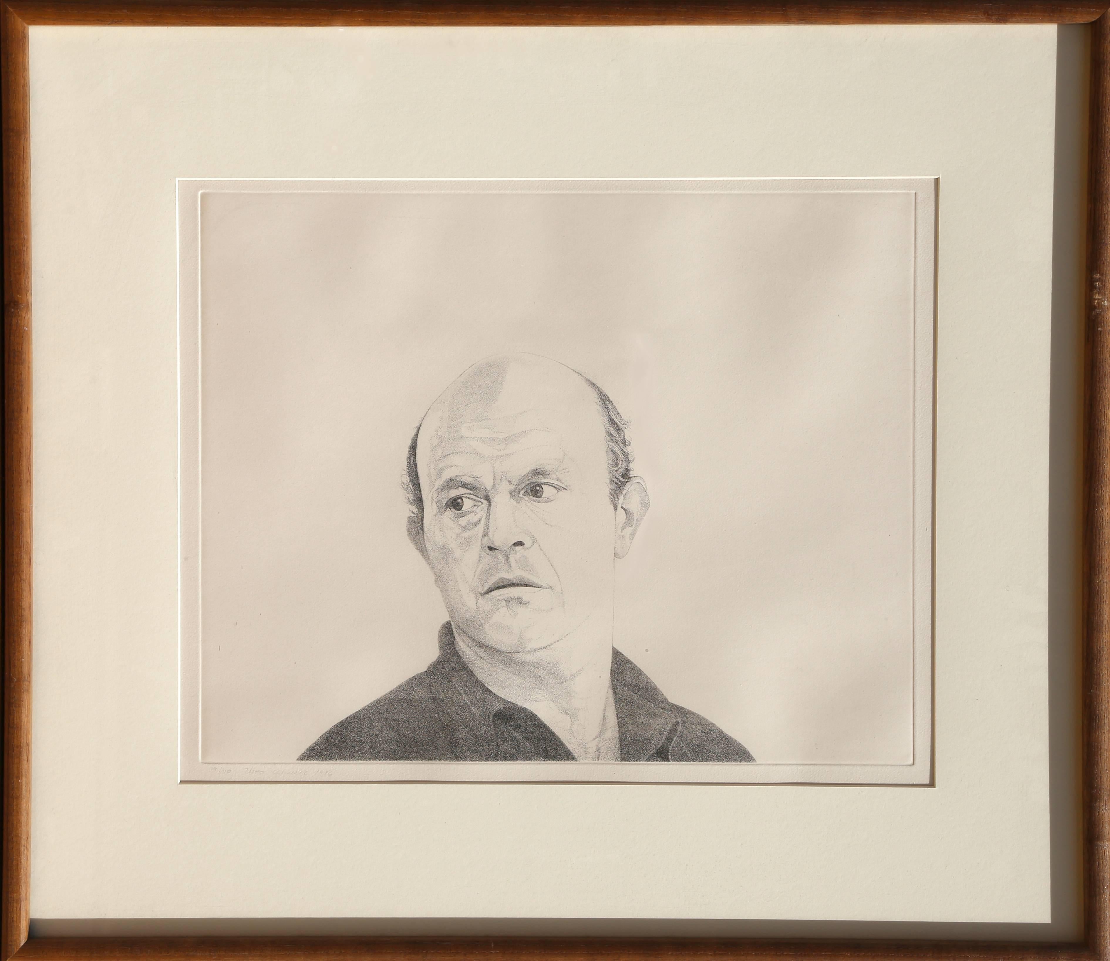 Jim Dine dalla serie Mentors, acquaforte di Theo Wujcik