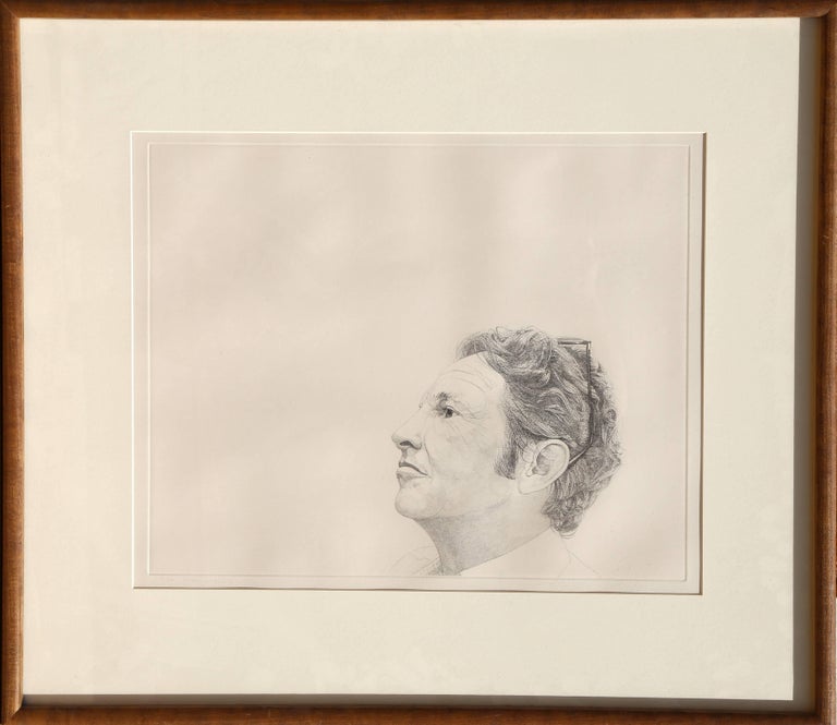 Theo Wujcik Portrait Print - Robert Rauschenberg from the Mentors Series